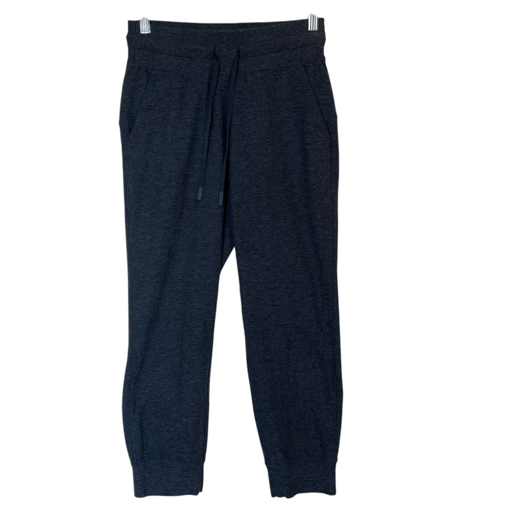 Lululemon Ready‎ To Run Soft Comfy Jogger Pant Heathered True Navy /Black Size 4
